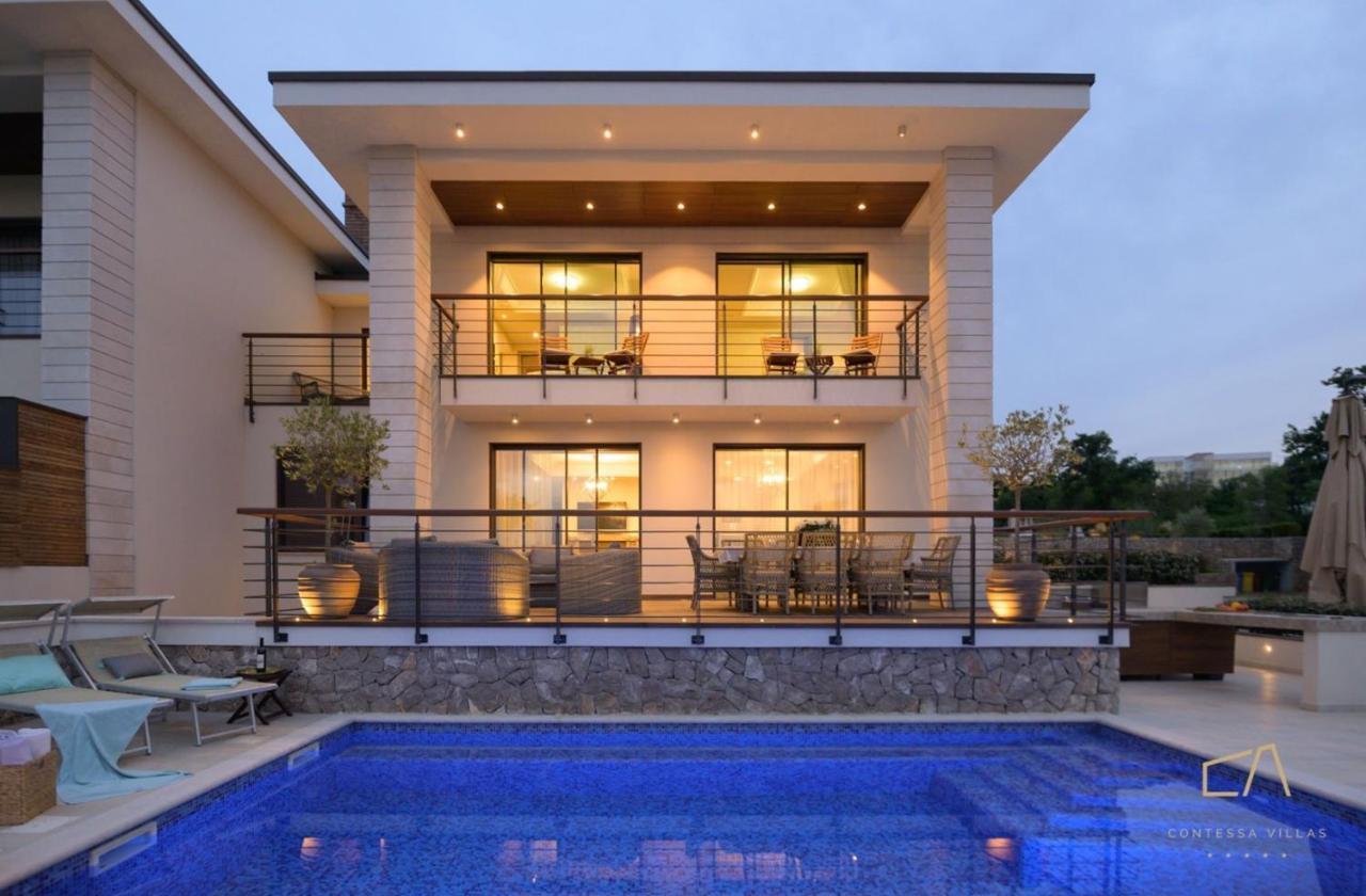 Villa Marconica Malinska Bagian luar foto