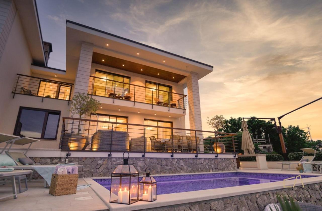 Villa Marconica Malinska Bagian luar foto